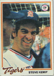 1978 Topps Baseball Cards      021      Steve Kemp